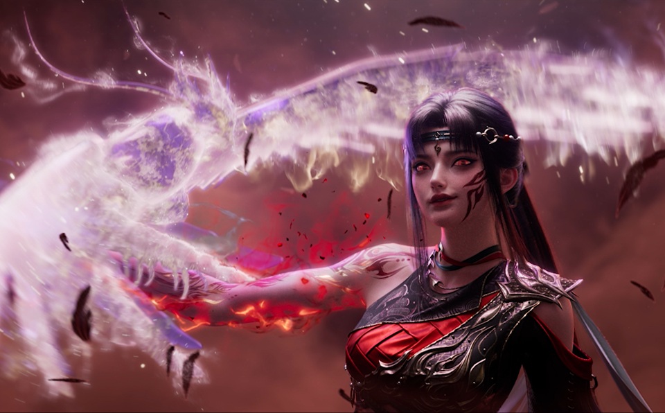 图片[1]-《永劫无间》全新英雄灵弓镇厄·巫真CG动画-涂CG