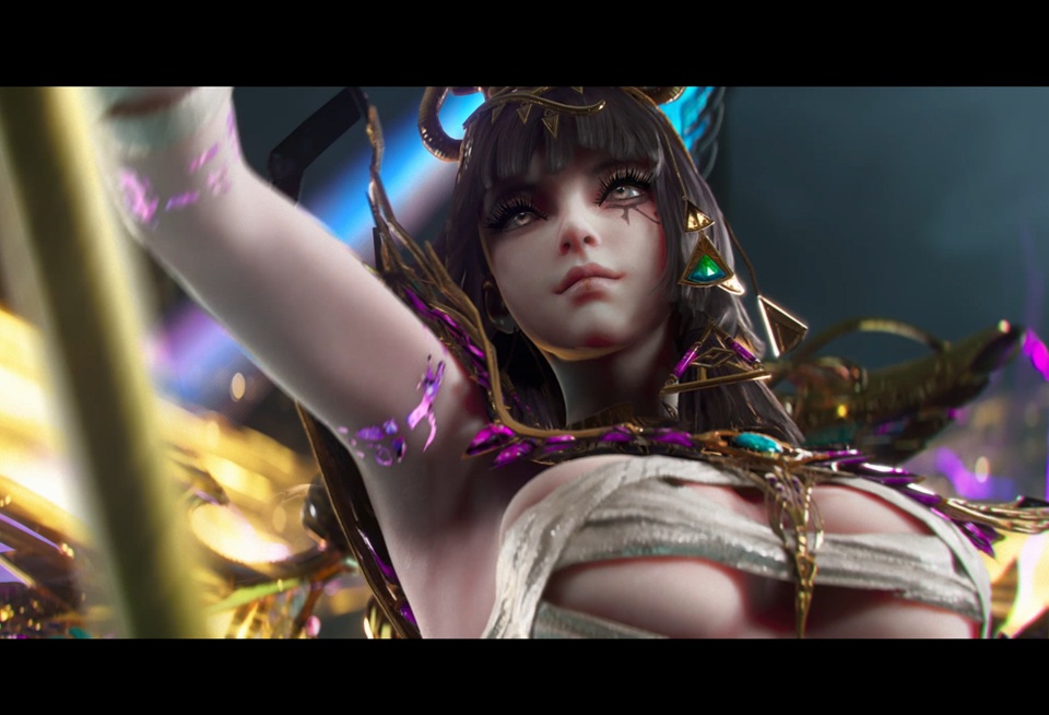 《逆战》金冕艳后角色cg动画-涂CG