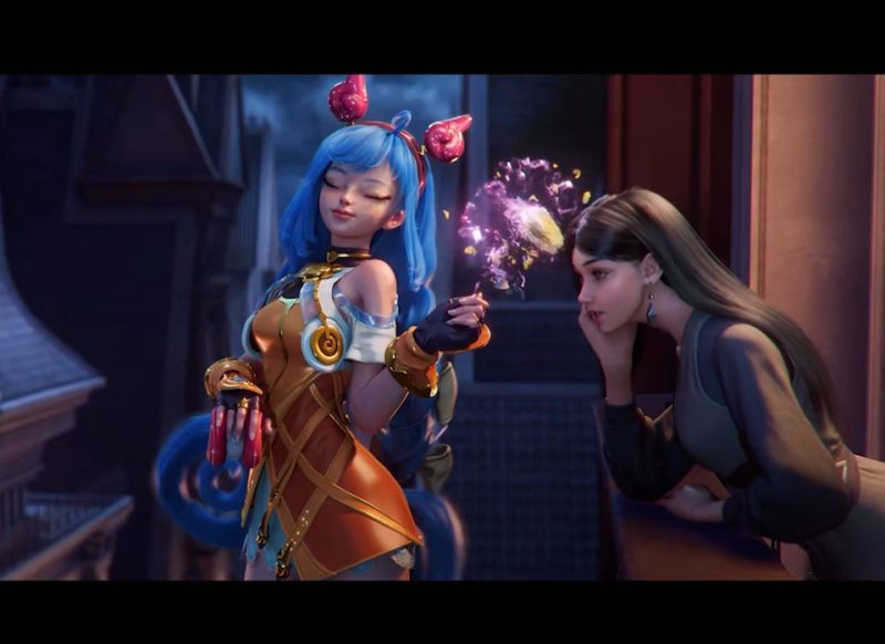 《决胜巅峰》英雄CG动画 茜茜-涂CG