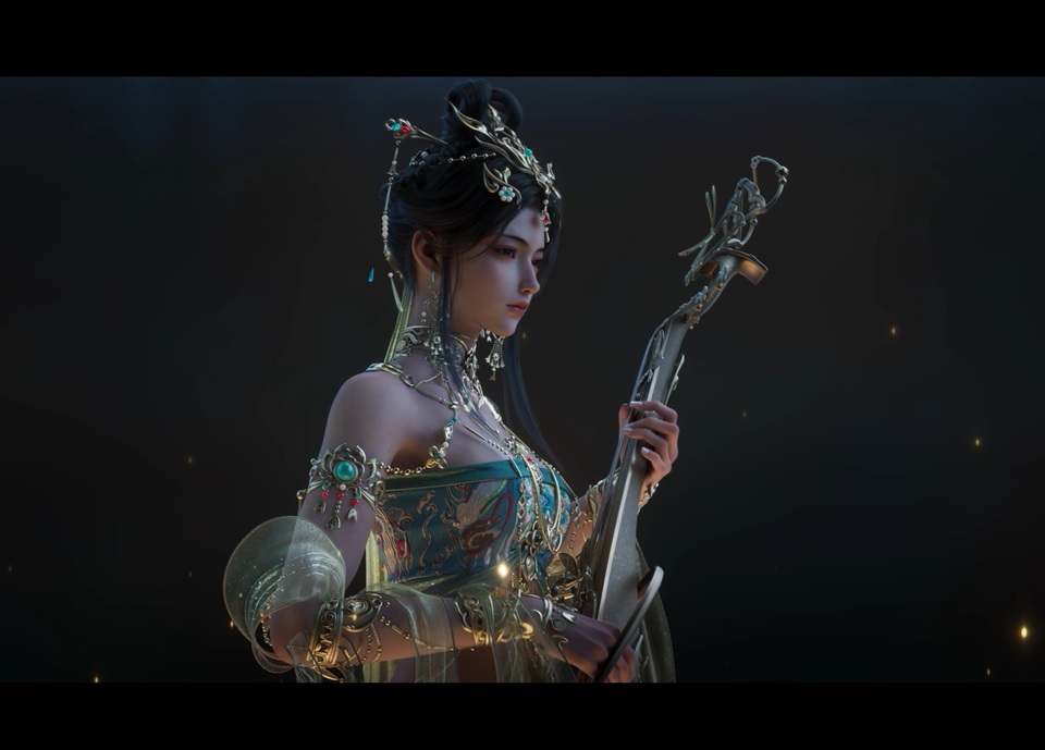 《逆水寒》鸿音降世CG动画-涂CG