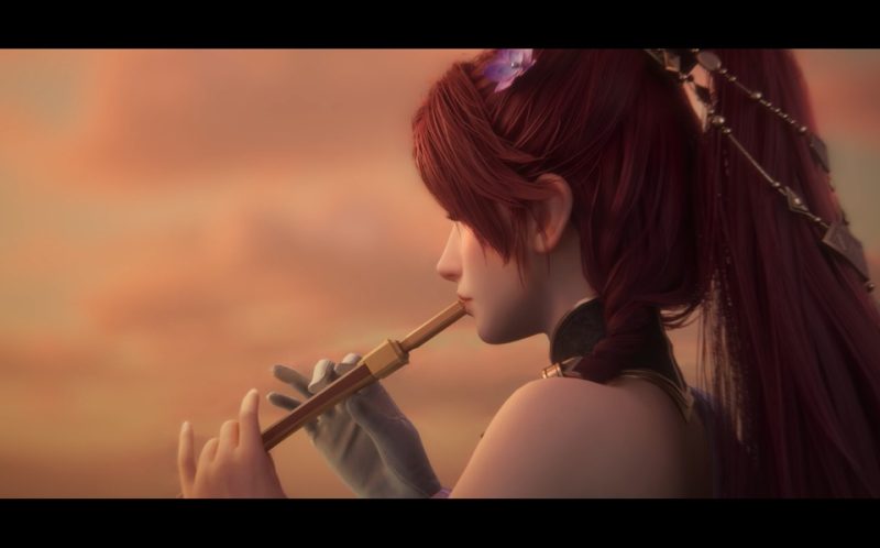 《王者荣耀世界》破魔之箭·伽罗动画短片-涂CG