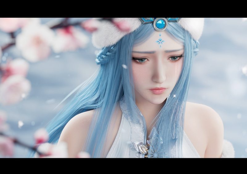 《王者荣耀世界》冰雪之华·王昭君cg动画-涂CG