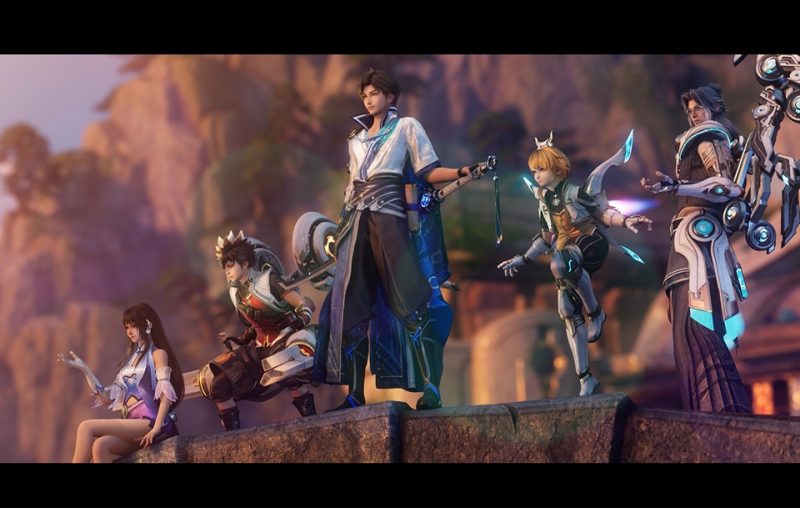 《王者荣耀世界》稷下星之队动画-涂CG